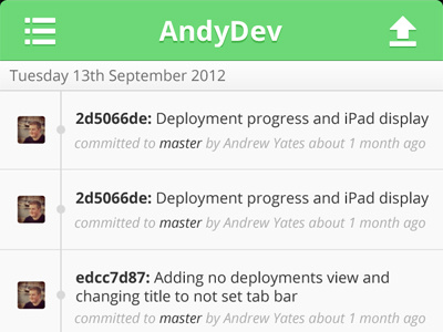 Activity Table View ios iphone tableview ui