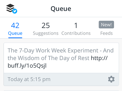 Buffer for iPhone - New Style Guide app buffer ios webapp