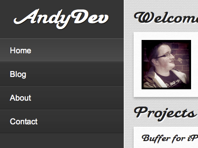 Designing in the browser again personal portfolio