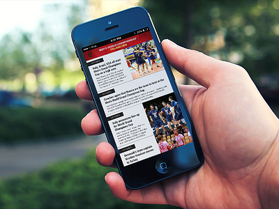 Tournament App - News app ios news sport