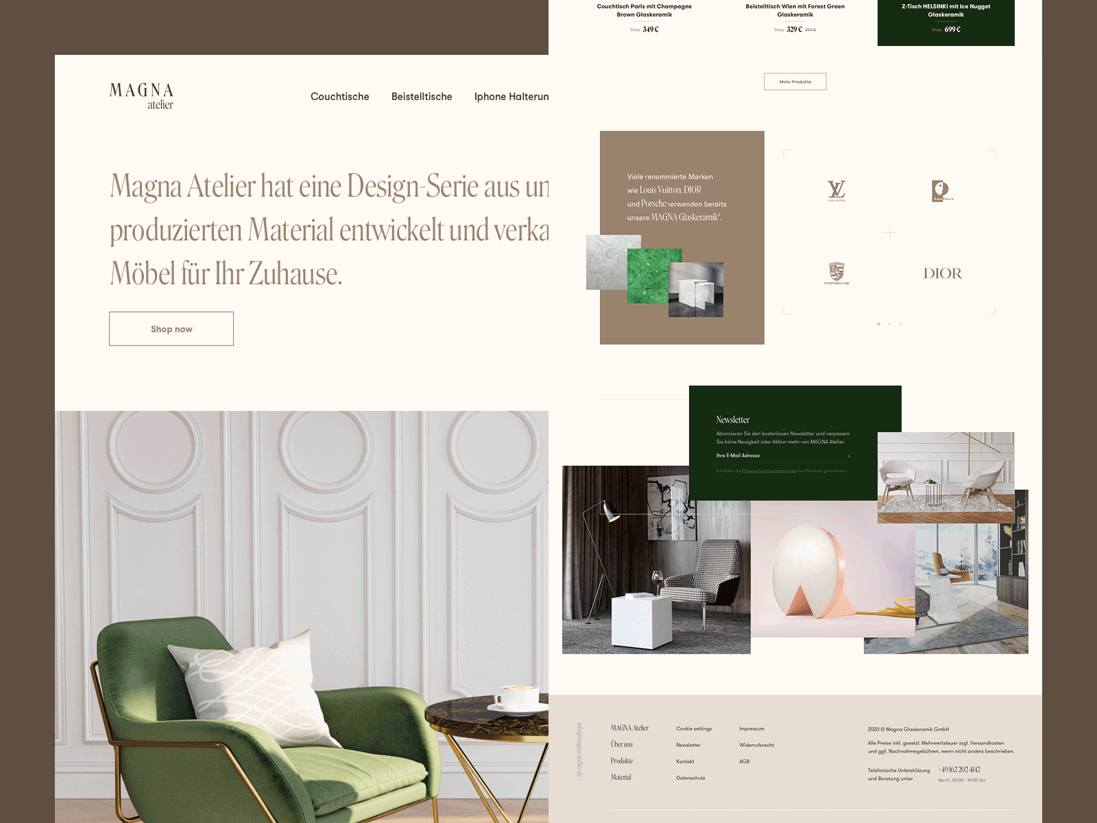 M - Ecommerce - Interior concept design ecommerce interior poland shop web webdesign website wip