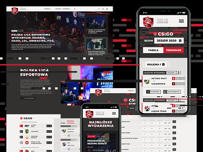 P - PLE - Gaming csgo esport esports gaming league poland portal ui web website
