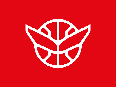 Basketball Wings ball basketball concept logo mark poland sport wings