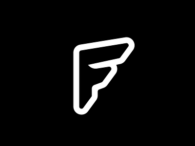 Letter F - exploration agency branding experiment f letter logo