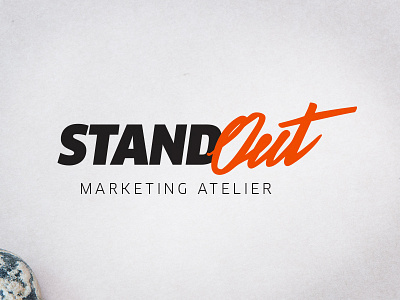 StandOut - agency rebranding branding calligraphy lettering logo poland typo