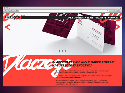 Standout - website agency lettering poland web website