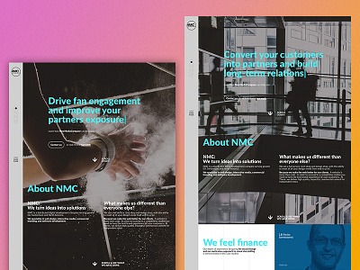 Landing Pages for Digital Agency agency digital grid landing page website