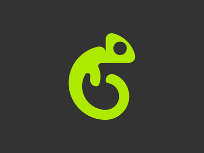 Chameleon Mark animal chameleon logo mark minimal poland sign wip