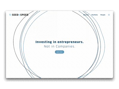 VC Page animation capital hero pitch poland principle switzerland ui vc venture web wip
