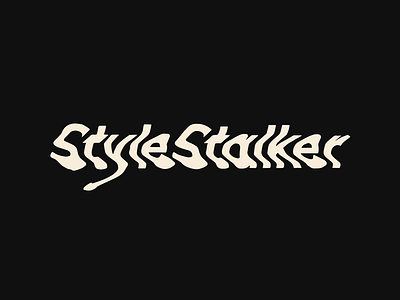 Sssssstalker experiment glitch type typography wordmark