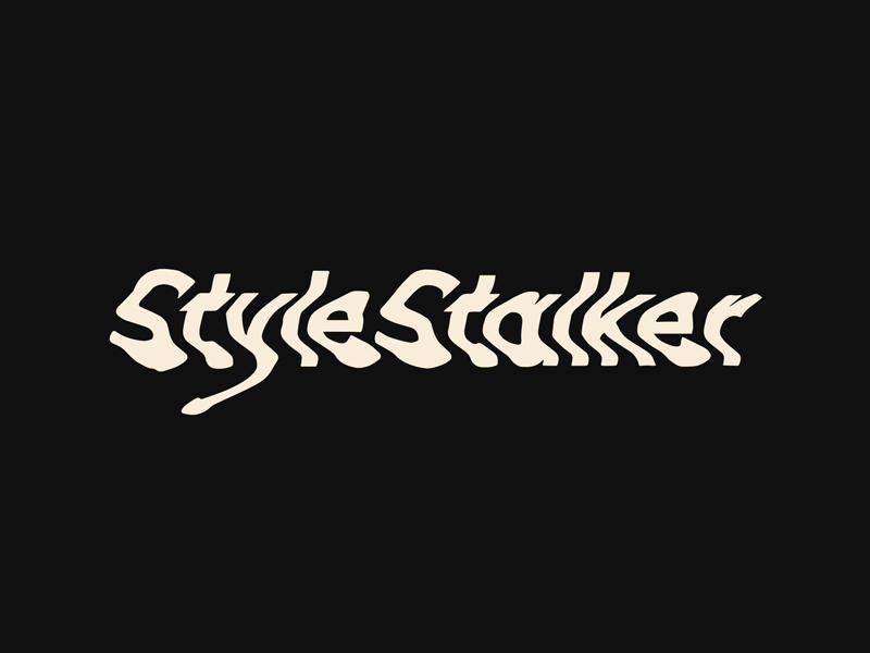 Sssssstalker glitch wordmark type experiment typography