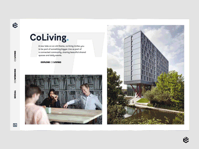 TheCollective - proposal no 2 coliving coworking london parallax principle prototype ui uk web