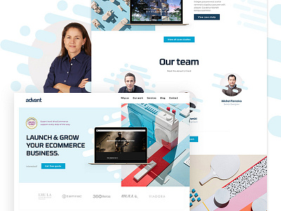 Agency Website advant agency concept team ui us web website woocommerce