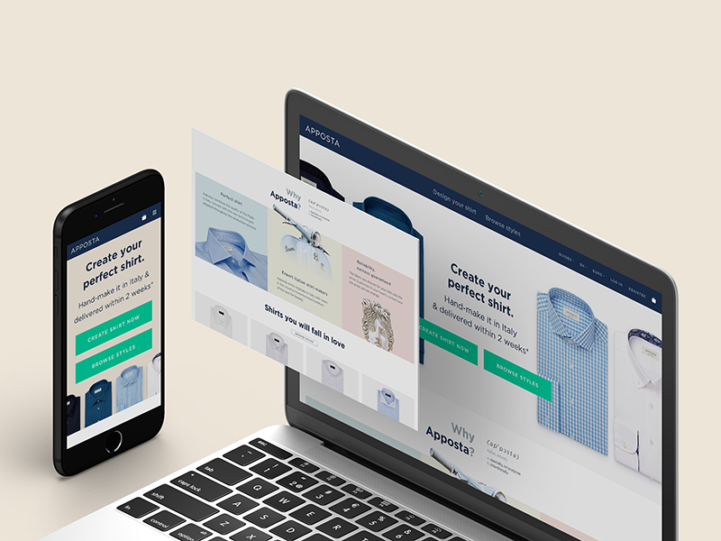 Tailor ecommerce shop interaction poland uk fashion mobile ui web ecommerce tailor shirt
