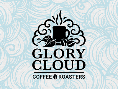Glory Cloud Coffee Roasters Logo branding design graphic design illustration logo