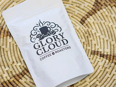 Glory Cloud Coffee Sticker Design