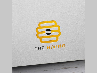 The Hiving branding graphic design logo
