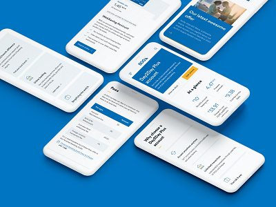 Bank of Queensland Website Design (Mobile)