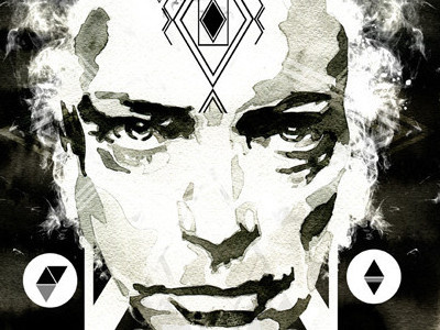 "Tribute to Udo Kier" by van Data drawing illustration van data