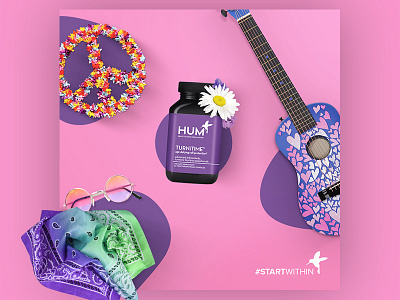 HUM Nutrition - Instagram Campaign branding bright campaign color flashy instagram pictures scene vibrant
