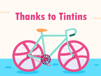 My first shot called ready to drive and thanks to Tintins bicycle dribbble drive first invite new player shot tintins