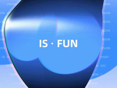 IS FUN vision/02 design graphic graphics gril loop mograph motion walk