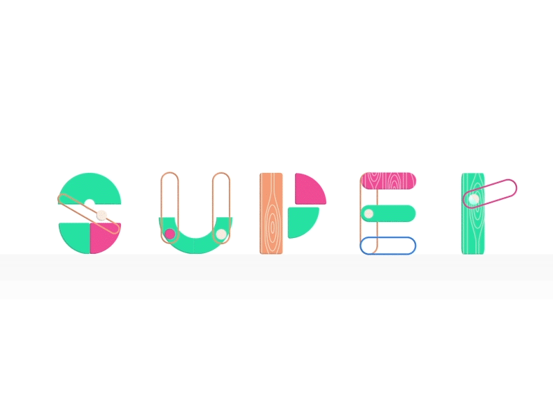 Super 2d animation loop motion shapes siper