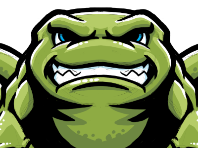 Power Frog IV frog illustration powerful mascot
