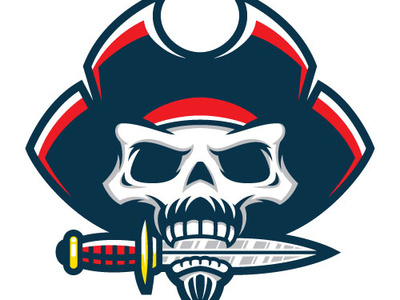 Pirate Skull Mascot