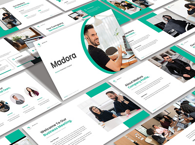Madora Business-Presentation Template design graphic design prsentation tempalte