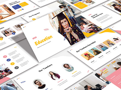 Education-Presentation Template design graphic design illustration prsentation tempalte