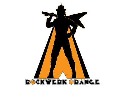 Rockwerk Orange Band Logo adobe branding color design illustration illustrator logo photoshop vector