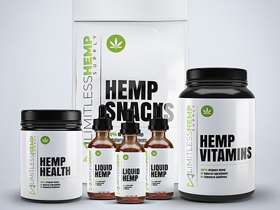 Limitless Hemp Product Packaging