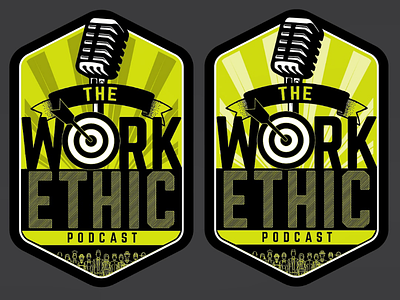 Work Ethic Podcast Logo adobe artwork audio ethics goals illustrator logo microphone photoshop podcast success target work