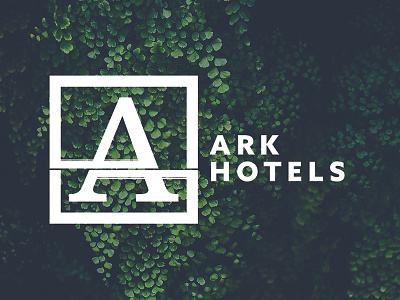 Ark Hotels Logo adobe adobe illustrator adobe photoshop branding hotel hotel branding hotels lettera lettermark logo logo design logo designs logos typography