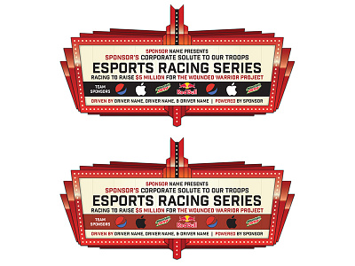 ESports Marquee Sign (draft) adobe cars color design digital art draft esports fundraiser illustration illustrator photoshop racing racing car sign signage sponsor sponsors vector videogame videogames