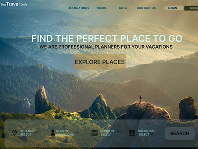 travel web design