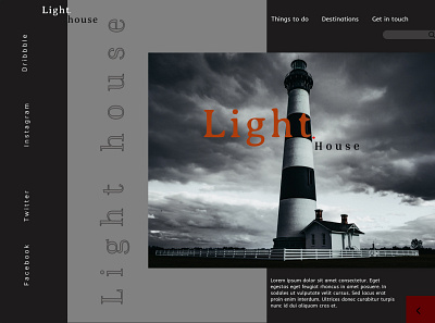 light house webdesign animation branding graphic design motion graphics ui