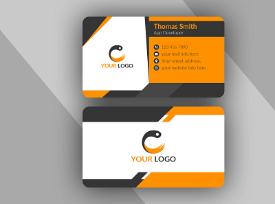 Modern Business Card Design Template bussines card