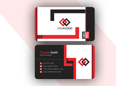 Modern Business Card Design Template bussines card