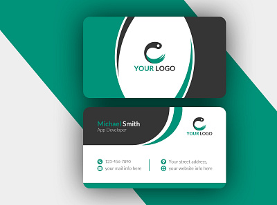 Modern Business Card Design Template business card visiting card design