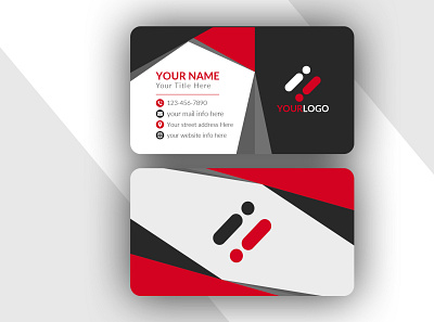 Modern Business Card Design Template bussines card