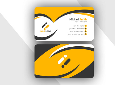 Modern Business Card Design Template bussines card