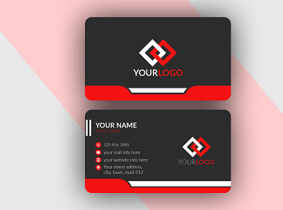 Clean Business Card Design bussines card