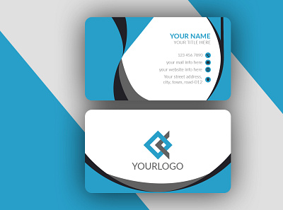 Modern Business Card Design Template bussines card