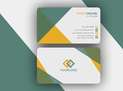 Clean Professional Business Card Design bussines card