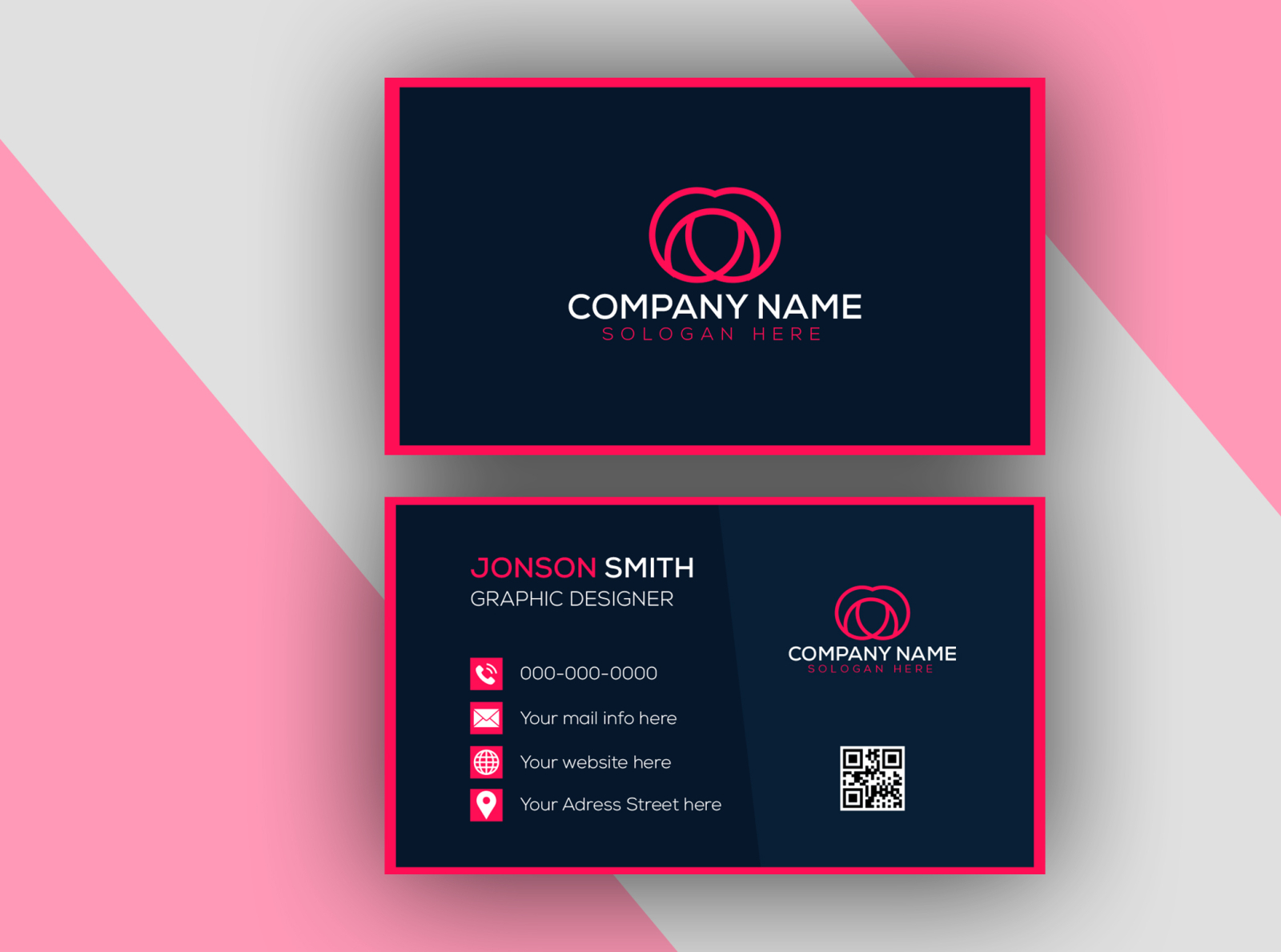 Simple business card design by City It Institute on Dribbble