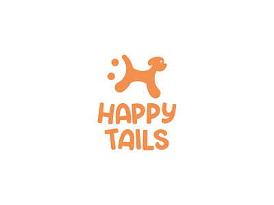 Happy Tails dog happy initial smiley
