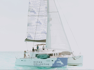 Creative collective Boat boat brand branding graphic design icon iconography ocean collective sail boat