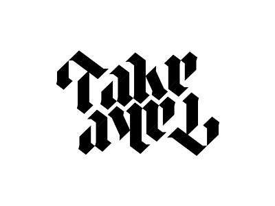 Take Take customtype digital font gothic take
